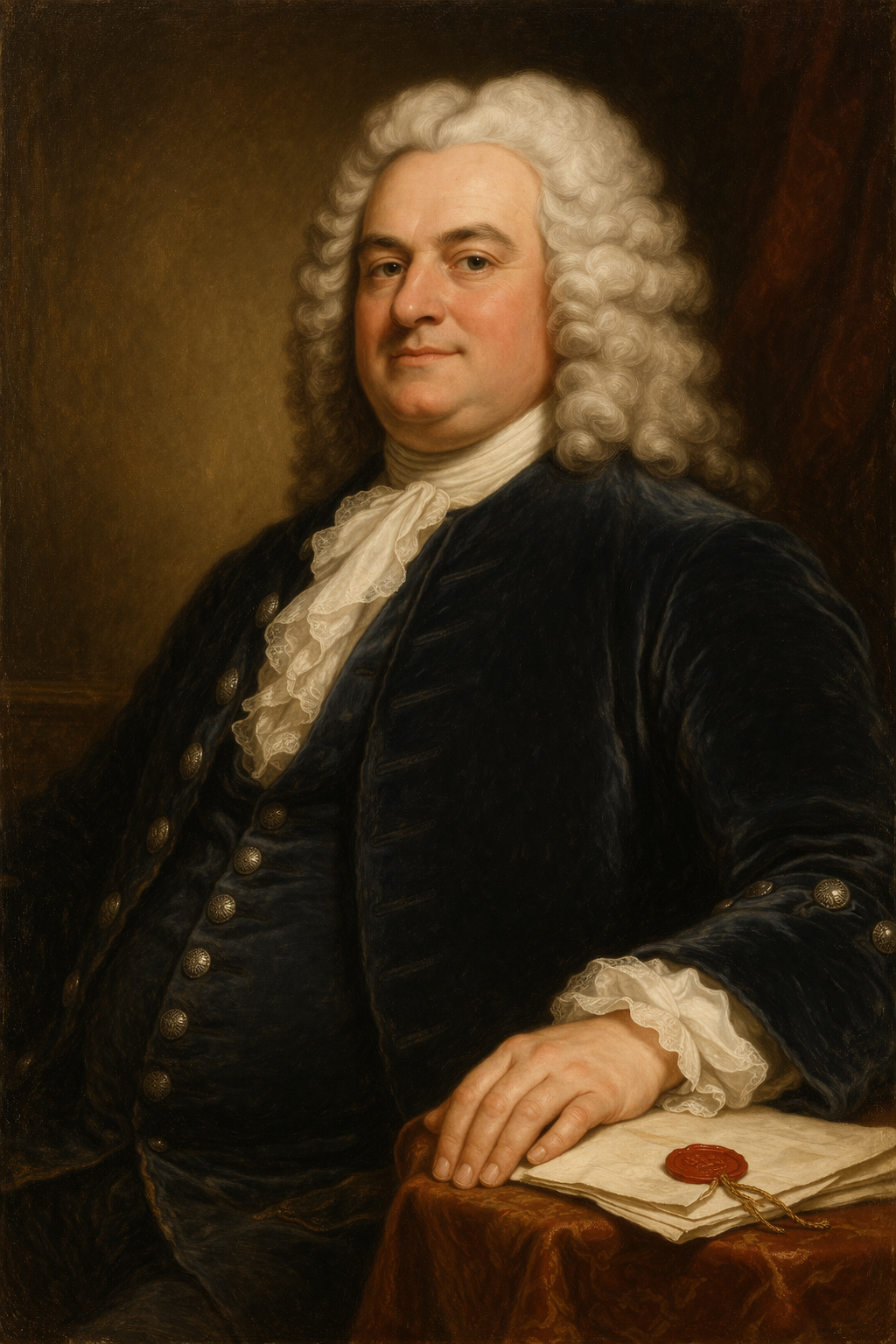 Sir Nathaniel Hale, Bt. — Georgian portrait, c.1720